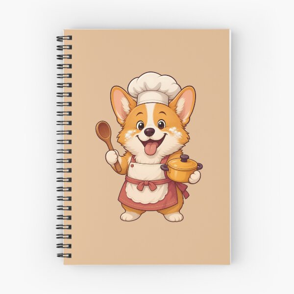 Item preview, Chef Dog Corgi Cooking - Cute Baking Kitchen Chef Hat Foodie Art designed and sold by Knacky Print.