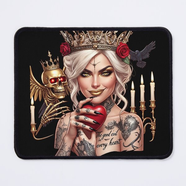 Item preview, Blonde Queen Holding Red Heart designed and sold by Voodoo Store Paranormal Collections.
