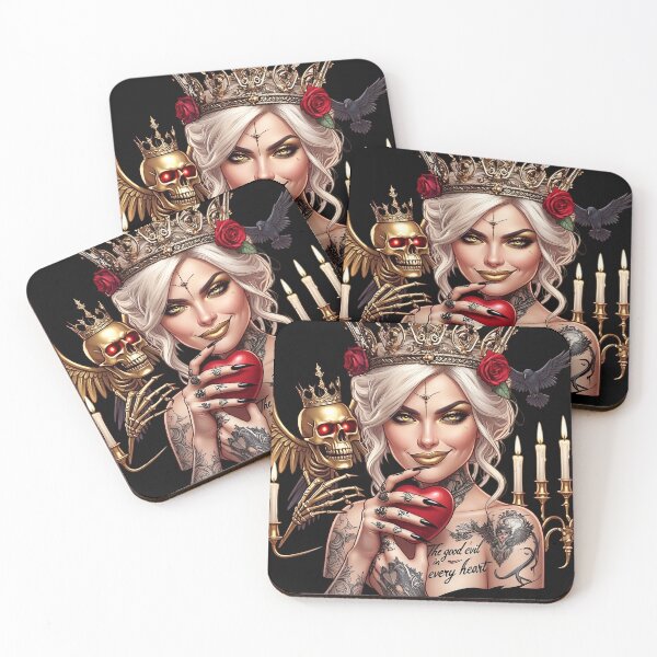 Item preview, Blonde Queen Holding Red Heart designed and sold by Voodoo Store Paranormal Collections.