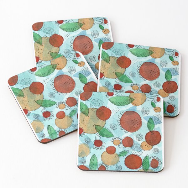 Item preview, Folk Botanical Watercolour Print, Orchard Wall Art | The Orchard Has Its Own Rhythm designed and sold by ArithraStudio.