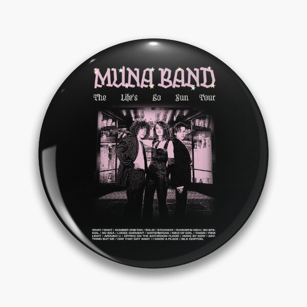 Item preview, Muna Band Save The World Album Pollstar Life's So Fun Tour Live At Electric Lady designed and sold by Huilaegant69.