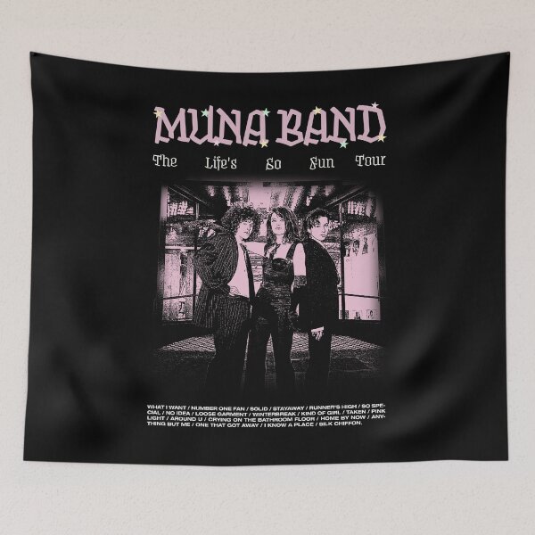 Item preview, Muna Band Save The World Album Pollstar Life's So Fun Tour Live At Electric Lady designed and sold by Huilaegant69.