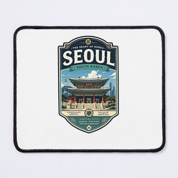 Item preview, The Heart Of Korea Seoul South Korea Capital City Travel Souvenir designed and sold by Star3NowForMe.