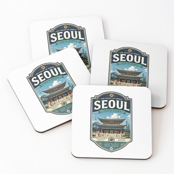 Item preview, The Heart Of Korea Seoul South Korea Capital City Travel Souvenir designed and sold by Star3NowForMe.