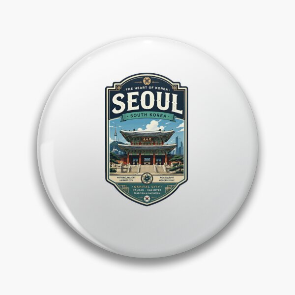 Item preview, The Heart Of Korea Seoul South Korea Capital City Travel Souvenir designed and sold by Star3NowForMe.