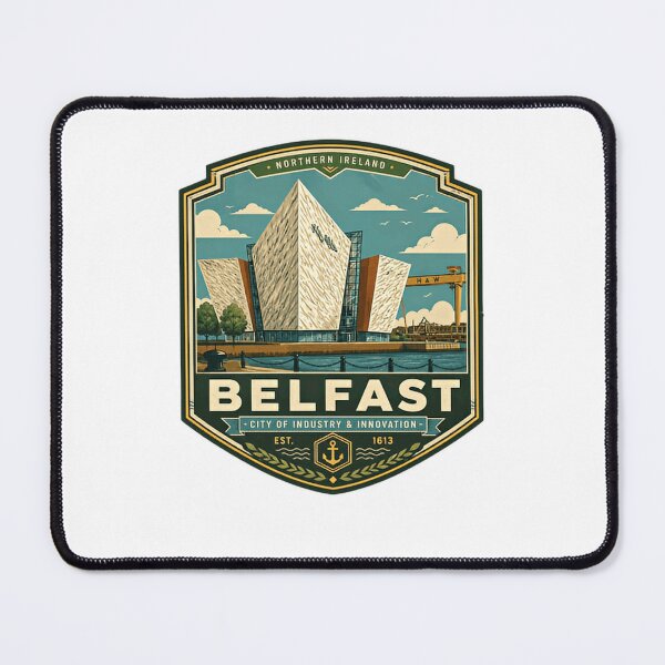 Item preview, Belfast Northern Ireland City Of Industry & Innovation Est. 1613 Local Pride designed and sold by Star3NowForMe.