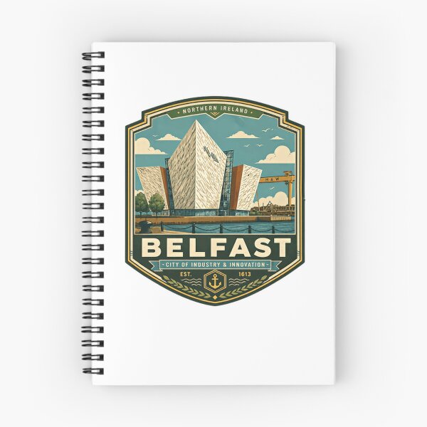 Item preview, Belfast Northern Ireland City Of Industry & Innovation Est. 1613 Local Pride designed and sold by Star3NowForMe.