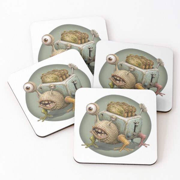 Item preview, Mossy Snail Toaster Monster From Another Dimension designed and sold by Wilcox PhotoArt.