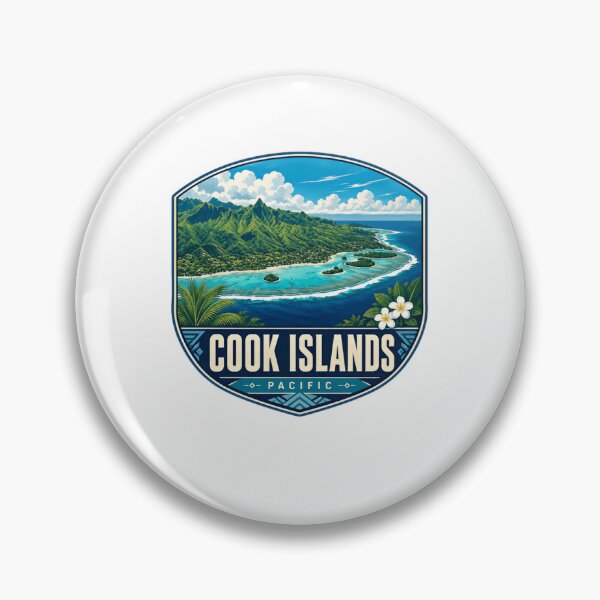 Item preview, Cook Islands Pacific Travel Vacation Souvenir designed and sold by Star3NowForMe.