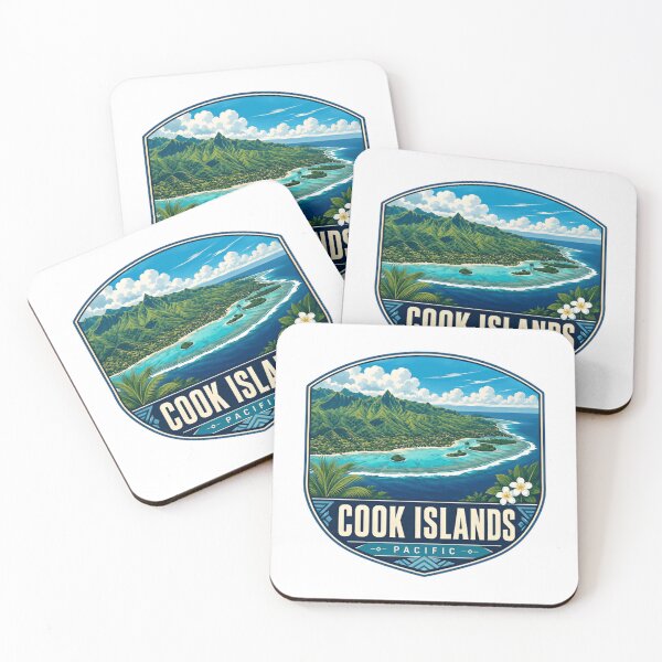 Item preview, Cook Islands Pacific Travel Vacation Souvenir designed and sold by Star3NowForMe.