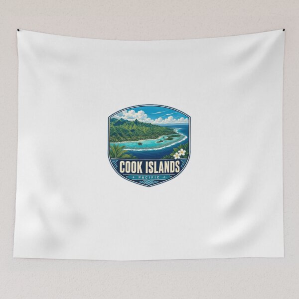 Item preview, Cook Islands Pacific Travel Vacation Souvenir designed and sold by Star3NowForMe.