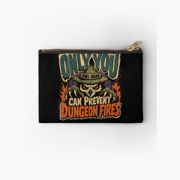 Item preview, Only You Can Prevent Dungeon Fires Owl Bear Dungeons And Dragons Tabletop RPG Gamer designed and sold by RetroMini2026.