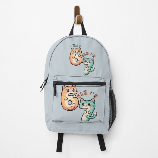 Item preview, now i am 7 funny birthday design 6 7 six seven cat mom designed and sold by ArtDesignTp.
