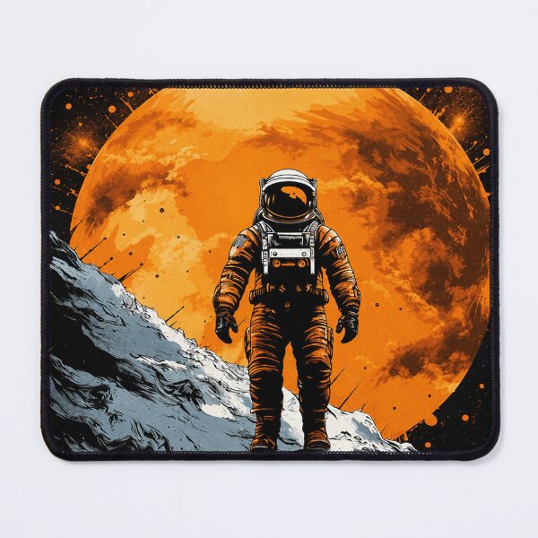 Item preview, Astronaut on Orange Alien Planet designed and sold by NordenPosters.