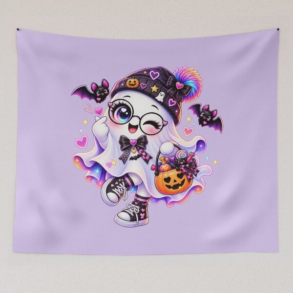Item preview, Cute Colorful Ghost Halloween Treats designed and sold by OMdesign10.