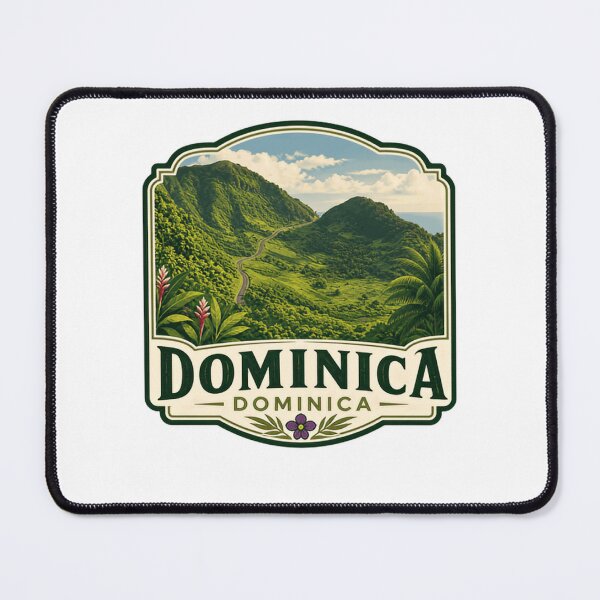 Item preview, Dominica Dominica Caribbean Island Travel Souvenir designed and sold by Star3NowForMe.