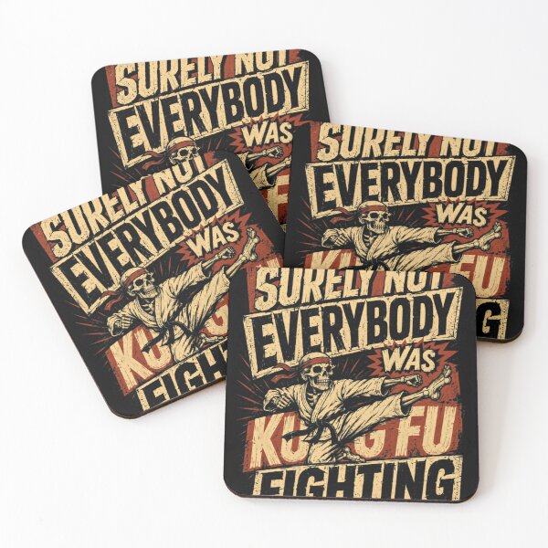 Item preview, Surely Not Everybody Was Kung Fu Fighting Martial Arts Humor Fighter designed and sold by RetroMini2026.