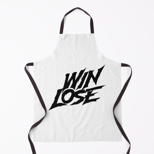 Item preview, Win Lose Sharp Edgy Typographic Black and White Streetwear Design designed and sold by dobfstore.