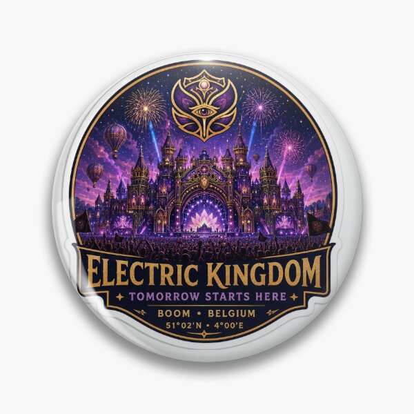 Item preview, Electric Kingdom – Fantasy EDM Music Festival Sticker designed and sold by ChicClicker.