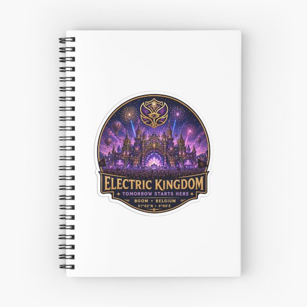 Item preview, Electric Kingdom – Fantasy EDM Music Festival Sticker designed and sold by ChicClicker.