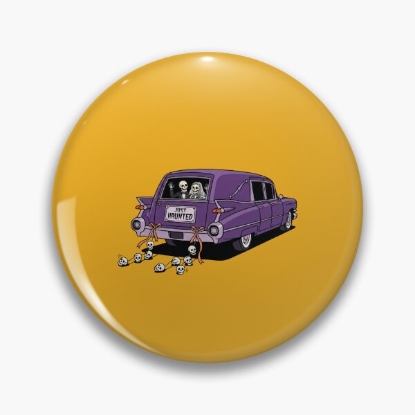 Item preview, Skeleton Bride Groom Just Haunted Purple Hearse Gothic Wedding Art designed and sold by Rare By Hero.