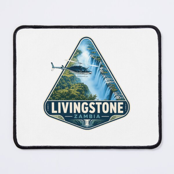 Item preview, Livingstone Zambia Victoria Falls Travel Explorer Adventurer designed and sold by Star3NowForMe.