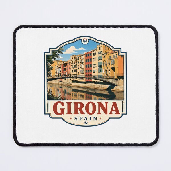 Item preview, Girona Spain Travel City Souvenir Europe Tourist Resident designed and sold by Star3NowForMe.