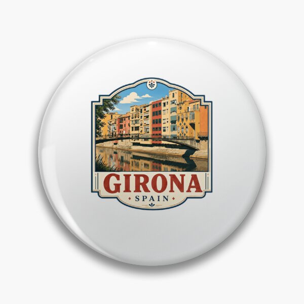 Item preview, Girona Spain Travel City Souvenir Europe Tourist Resident designed and sold by Star3NowForMe.