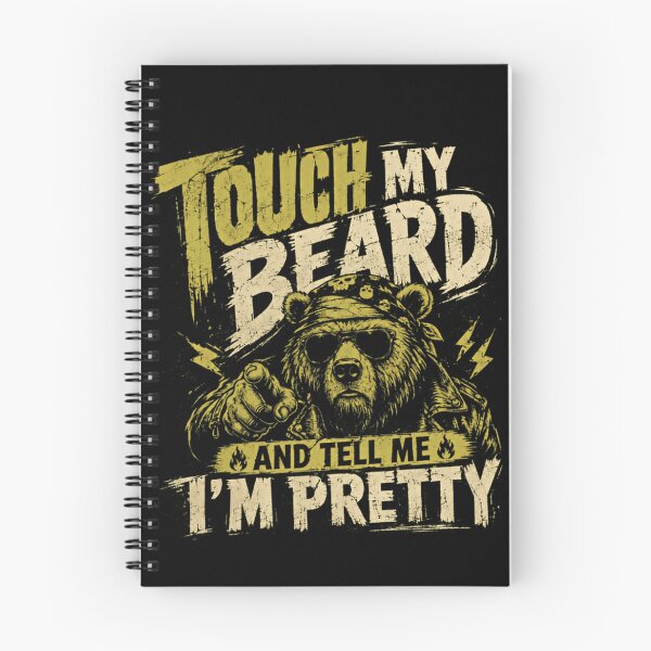 Item preview, Touch My Beard And Tell Me I'm Pretty Funny Beard Beardsman Men Humor designed and sold by RetroMini2026.