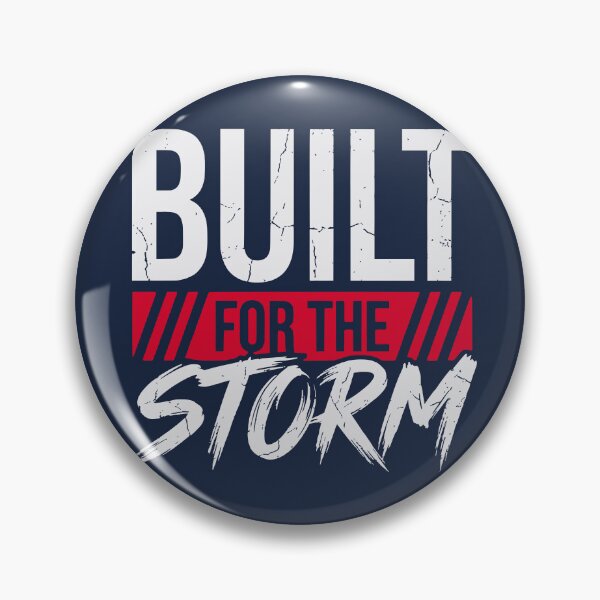 Item preview, Built For The Storm (Blood Red) - Gritty Motivational Workout & Resilience Quote designed and sold by RetroNeon.
