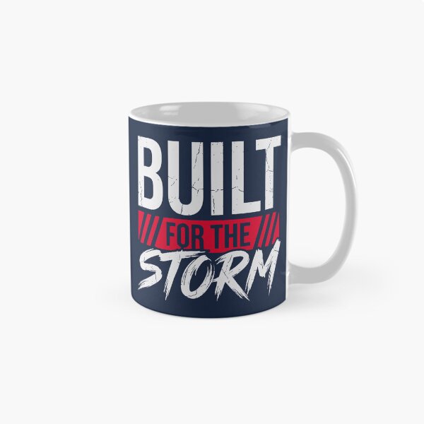 Item preview, Built For The Storm (Blood Red) - Gritty Motivational Workout & Resilience Quote designed and sold by RetroNeon.