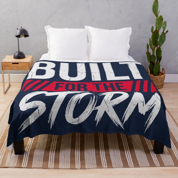 Item preview, Built For The Storm (Blood Red) - Gritty Motivational Workout & Resilience Quote designed and sold by RetroNeon.
