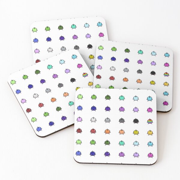 Item preview, Collection of rainbow Junimo + sleeping designed and sold by Little Doodle stop.