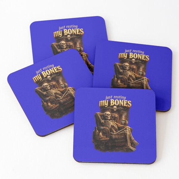 Item preview, Just Resting My Bones Skeleton Bone Tired Funny Halloween designed and sold by Funnygiftsstudio .