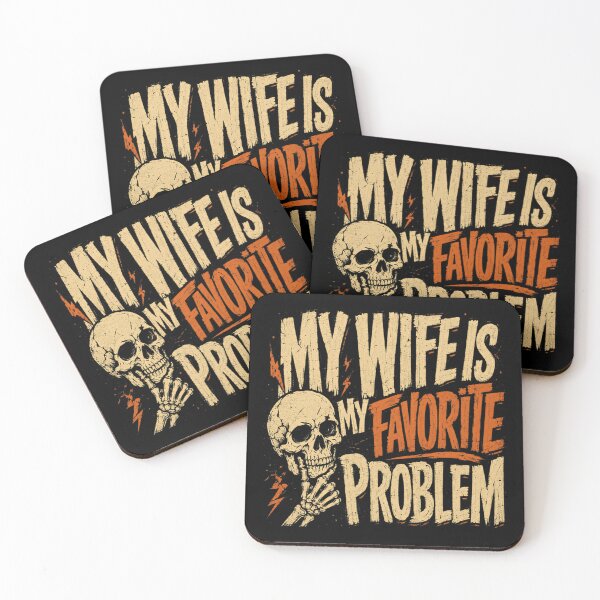 Item preview, My Wife Is My Favorite Problem Funny Husband Marriage Humor designed and sold by RetroMini2026.