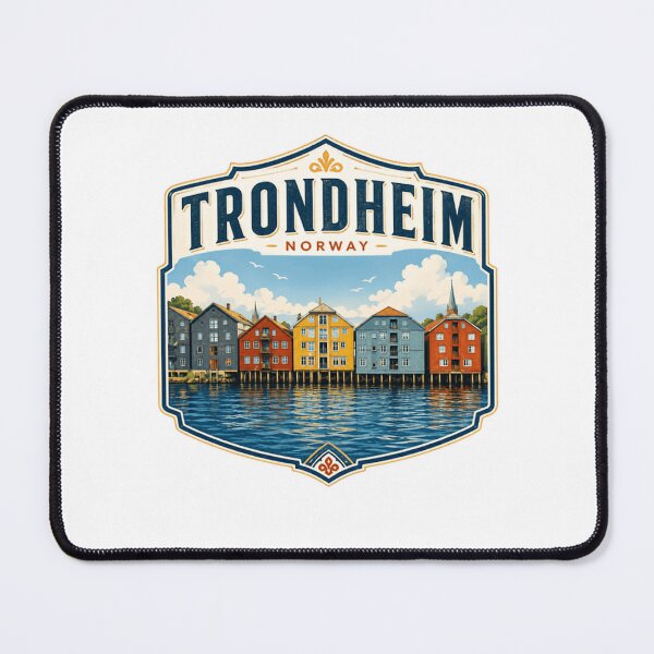 Item preview, Trondheim Norway Scandinavian Travel Souvenir designed and sold by Star3NowForMe.