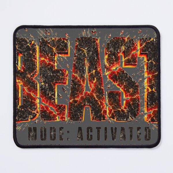 Item preview, Beast Mode Activated | Hardcore Gym Motivation & Bodybuilding Design designed and sold by VoidRebel.