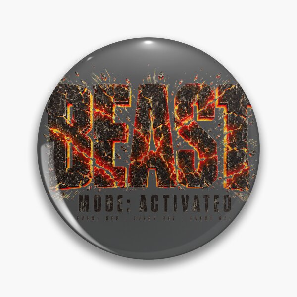 Item preview, Beast Mode Activated | Hardcore Gym Motivation & Bodybuilding Design designed and sold by VoidRebel.