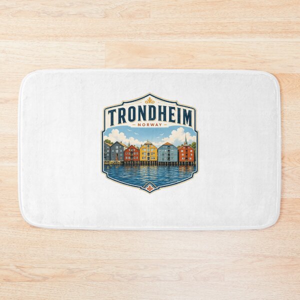 Item preview, Trondheim Norway Scandinavian Travel Souvenir designed and sold by Star3NowForMe.