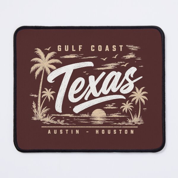 Item preview, Gulf Coast Texas Vintage Distressed Shirt | Retro Travel Design designed and sold by MOCH- ART.