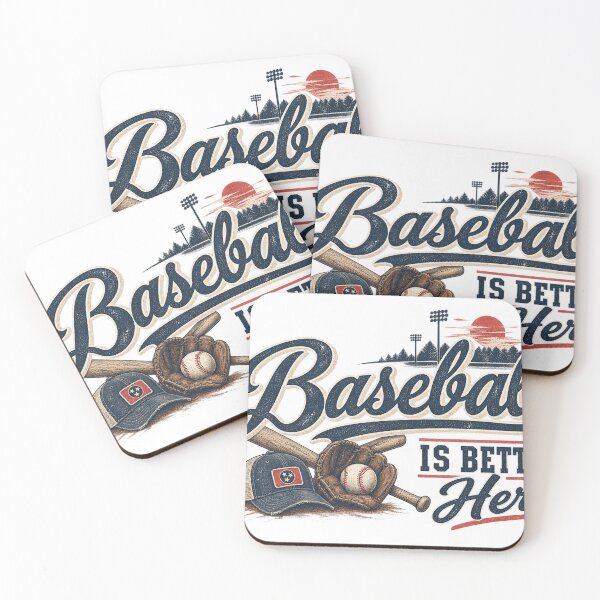 Item preview, Baseball Is Better Here – Vintage Baseball Fan Design designed and sold by lecroyhouse.