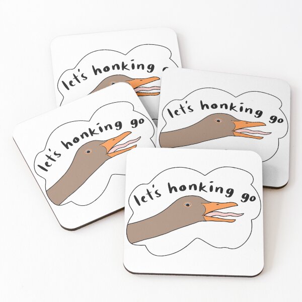 Item preview, Brown Goose “Let’s honking go” designed and sold by Shnuch.