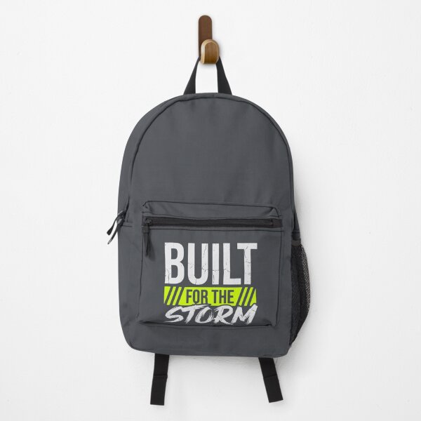 Item preview, Built For The Storm (Volt Green) - Gritty Motivational Workout & Resilience Quote designed and sold by RetroNeon.