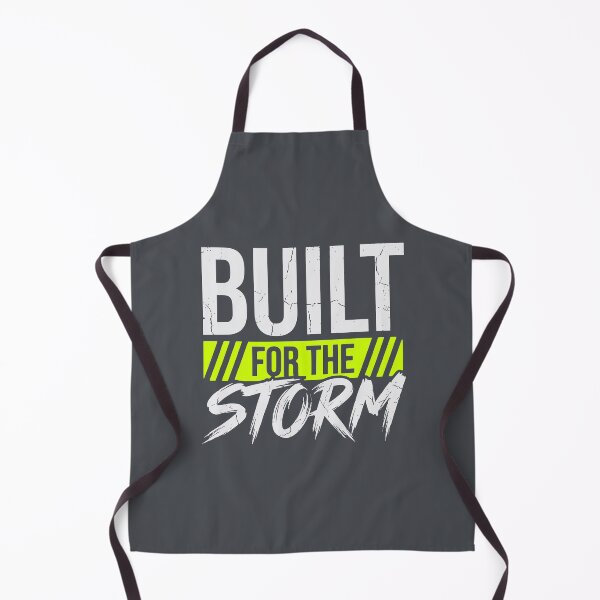 Item preview, Built For The Storm (Volt Green) - Gritty Motivational Workout & Resilience Quote designed and sold by RetroNeon.