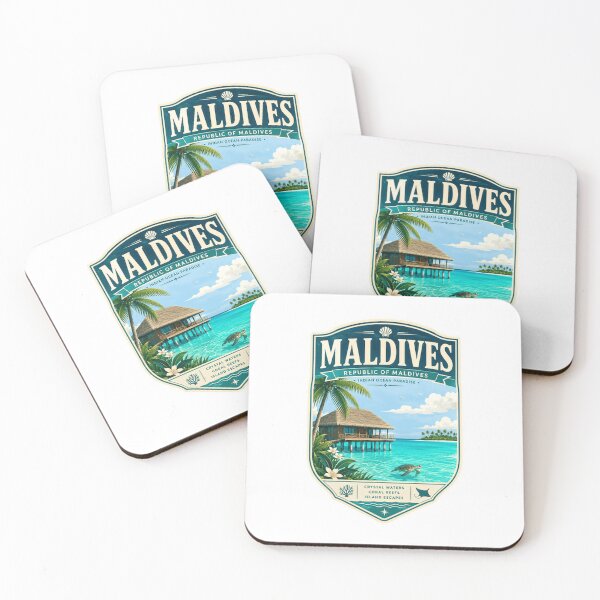 Item preview, Maldives Republic Of Maldives Indian Ocean Paradise Crystal Waters Coral Reefs Island Escapes Tropical Vacation Travel Destination designed and sold by Star3NowForMe.
