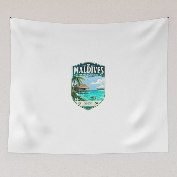 Item preview, Maldives Republic Of Maldives Indian Ocean Paradise Crystal Waters Coral Reefs Island Escapes Tropical Vacation Travel Destination designed and sold by Star3NowForMe.