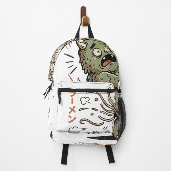 Item preview, Panicked Kaiju – Funny Ramen Monster Illustration designed and sold by @SHINTOSARTSTORE.