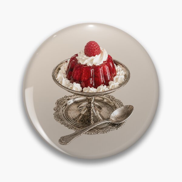 Item preview, Raspberry Gelatin Cake. Vintage Aesthetic. Jelly Mold. designed and sold by CoCoArt-Ua.