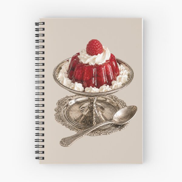 Item preview, Raspberry Gelatin Cake. Vintage Aesthetic. Jelly Mold. designed and sold by CoCoArt-Ua.