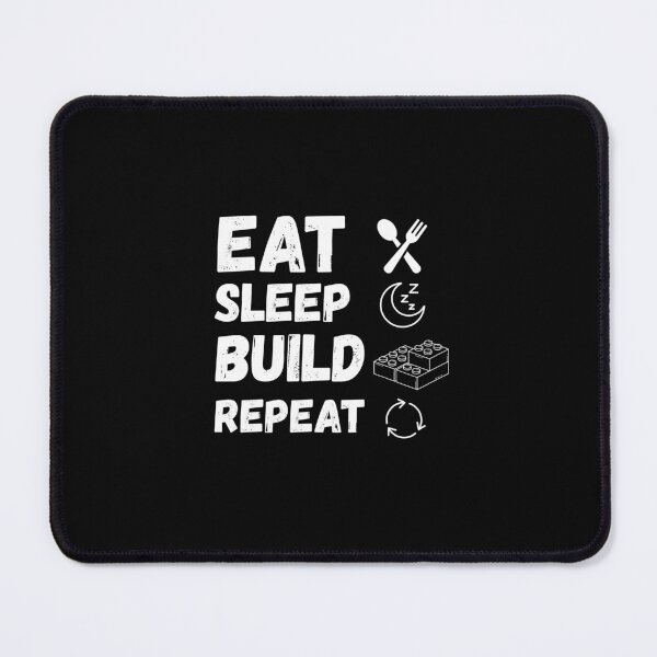 Item preview, Eat Sleep Build Repeat Building Bricks Blocks Family Matching  designed and sold by AmeliaShirts.